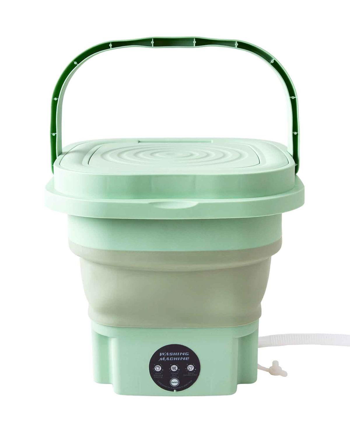8L Foldable Mini Washing Machine, Green
