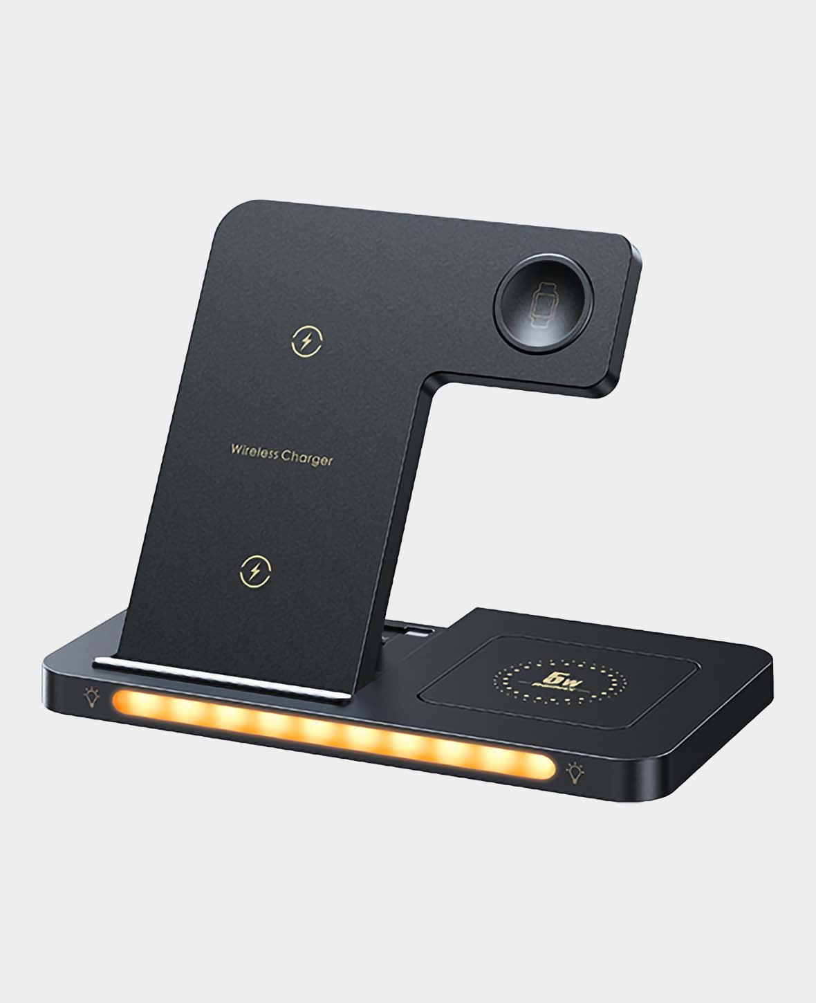 REMAX, chargeur sans fil pliable 3-en-1 Minxl Pro Series 22W avec lumière