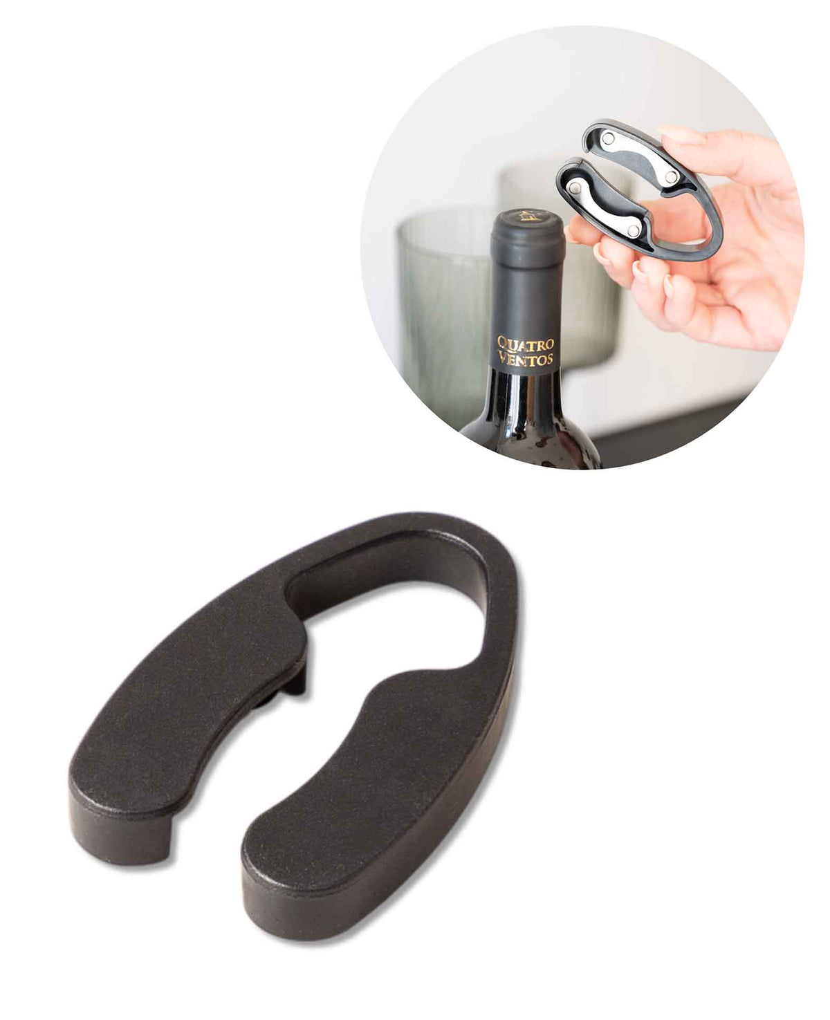 Wine Bottle Foil Cutter Black