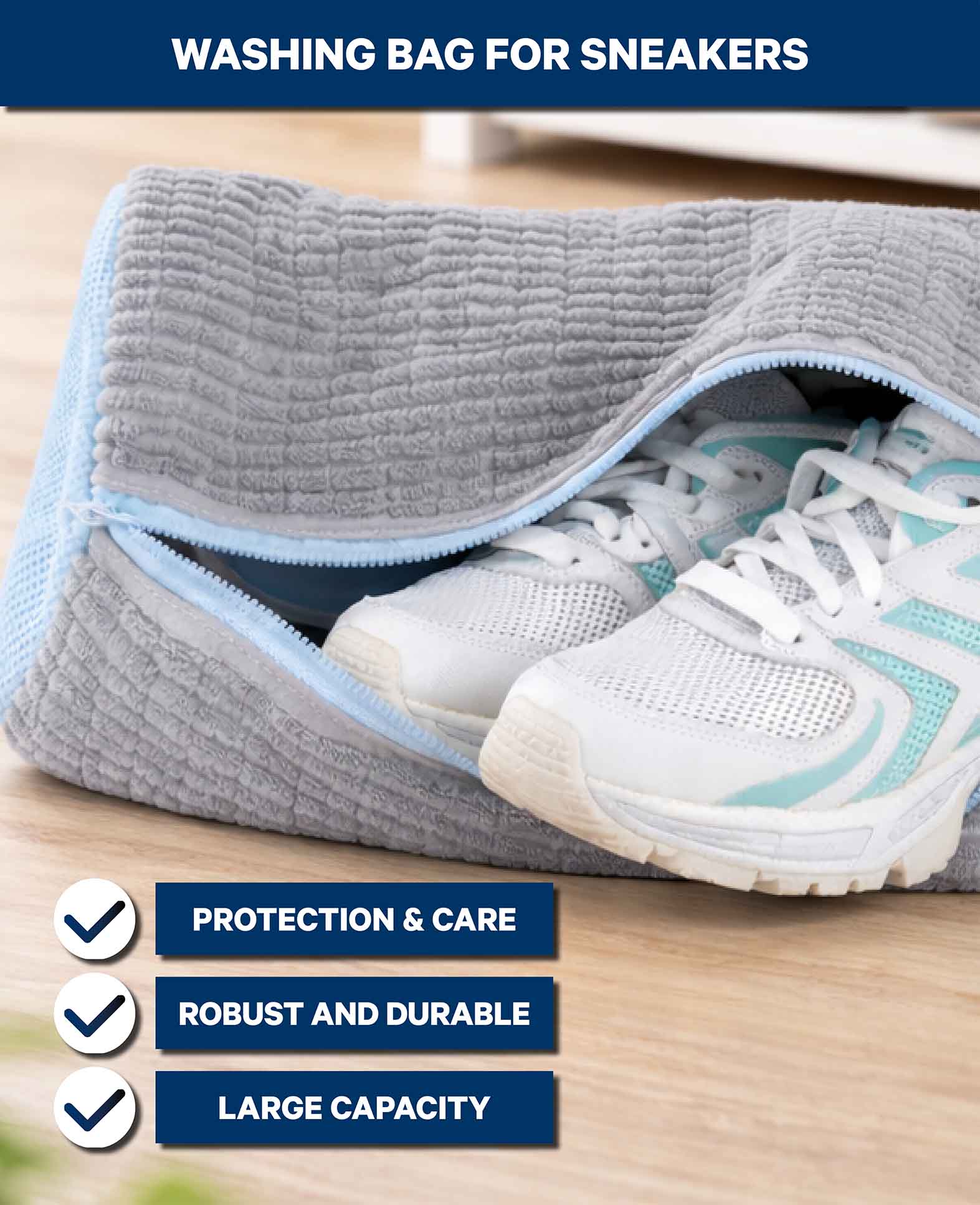 Waschbeutel für Sneaker
