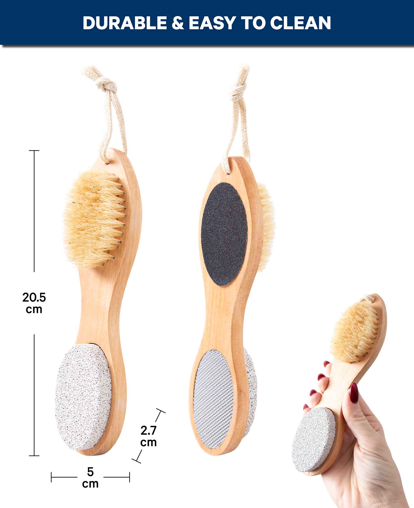 Brosse pédicure corne 4 en 1