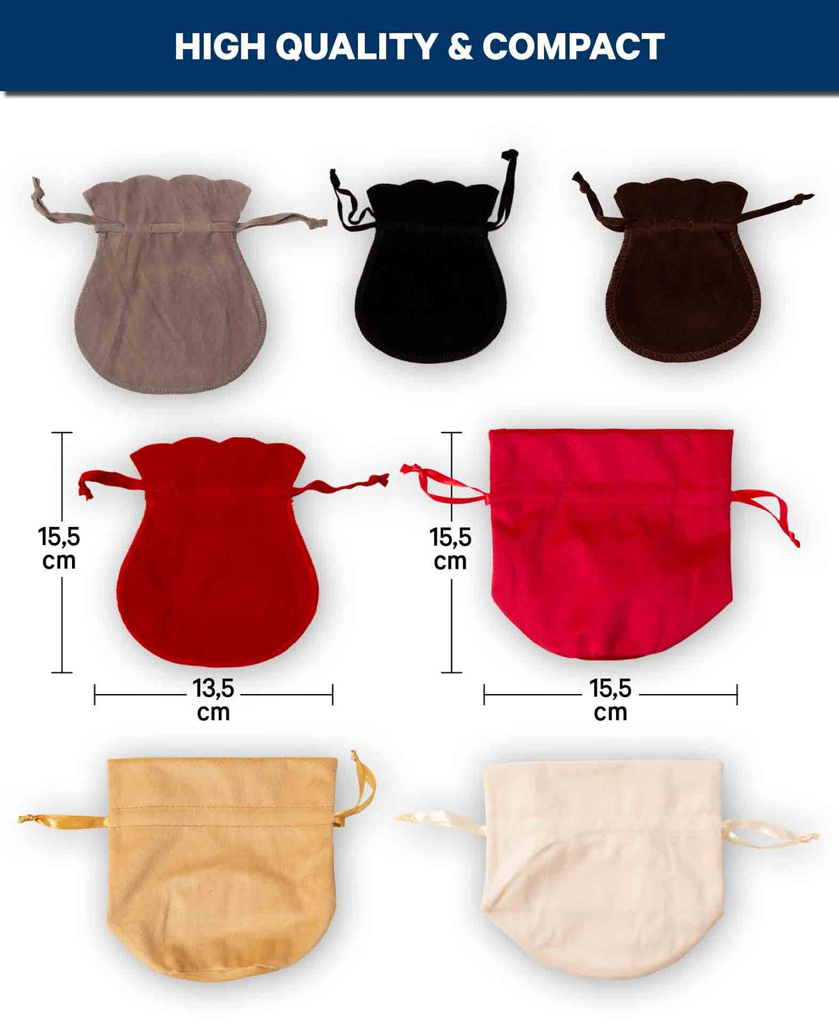 Geschenkbeutel Set 2, 7 Stk.