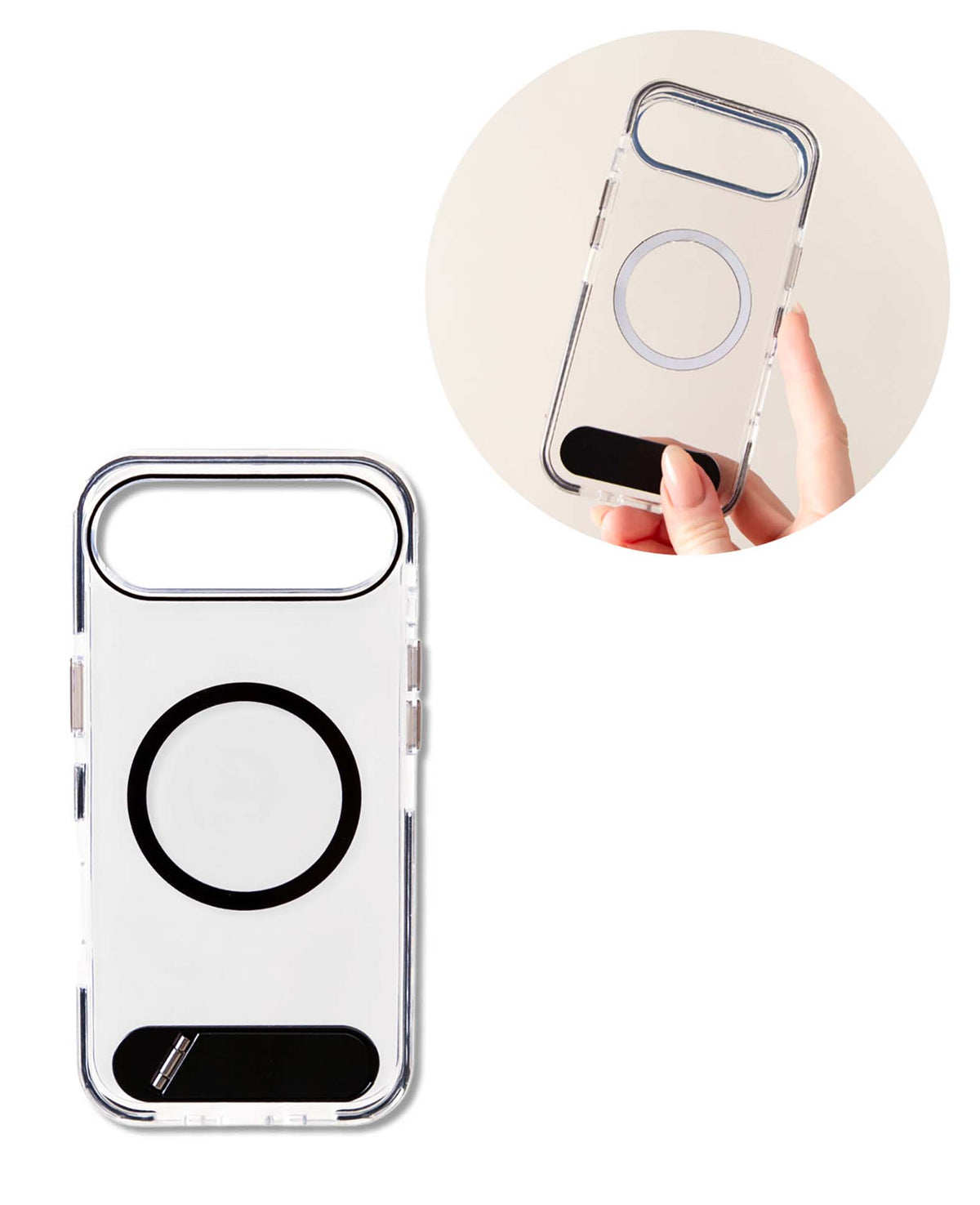 Iphone 17 Air Cover Transparent/Noir