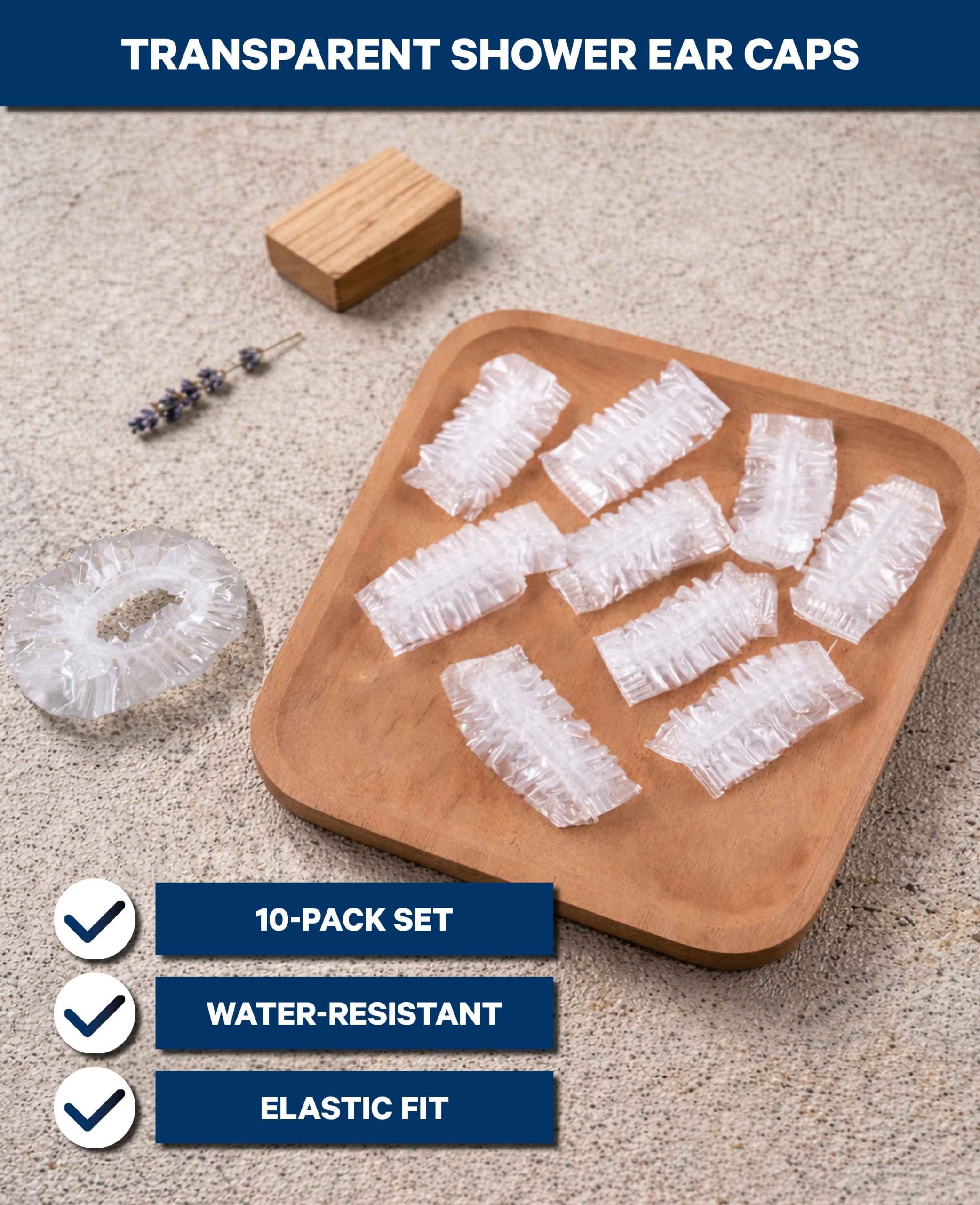 Obenhauben/Ohrenschutz Dusche 10er Set