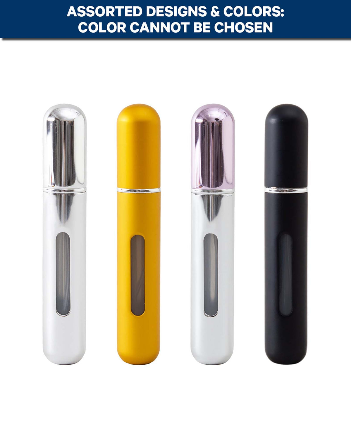 Parfumzerstäuber Metallic – 8 ml (Assortiert) 1 Stk.