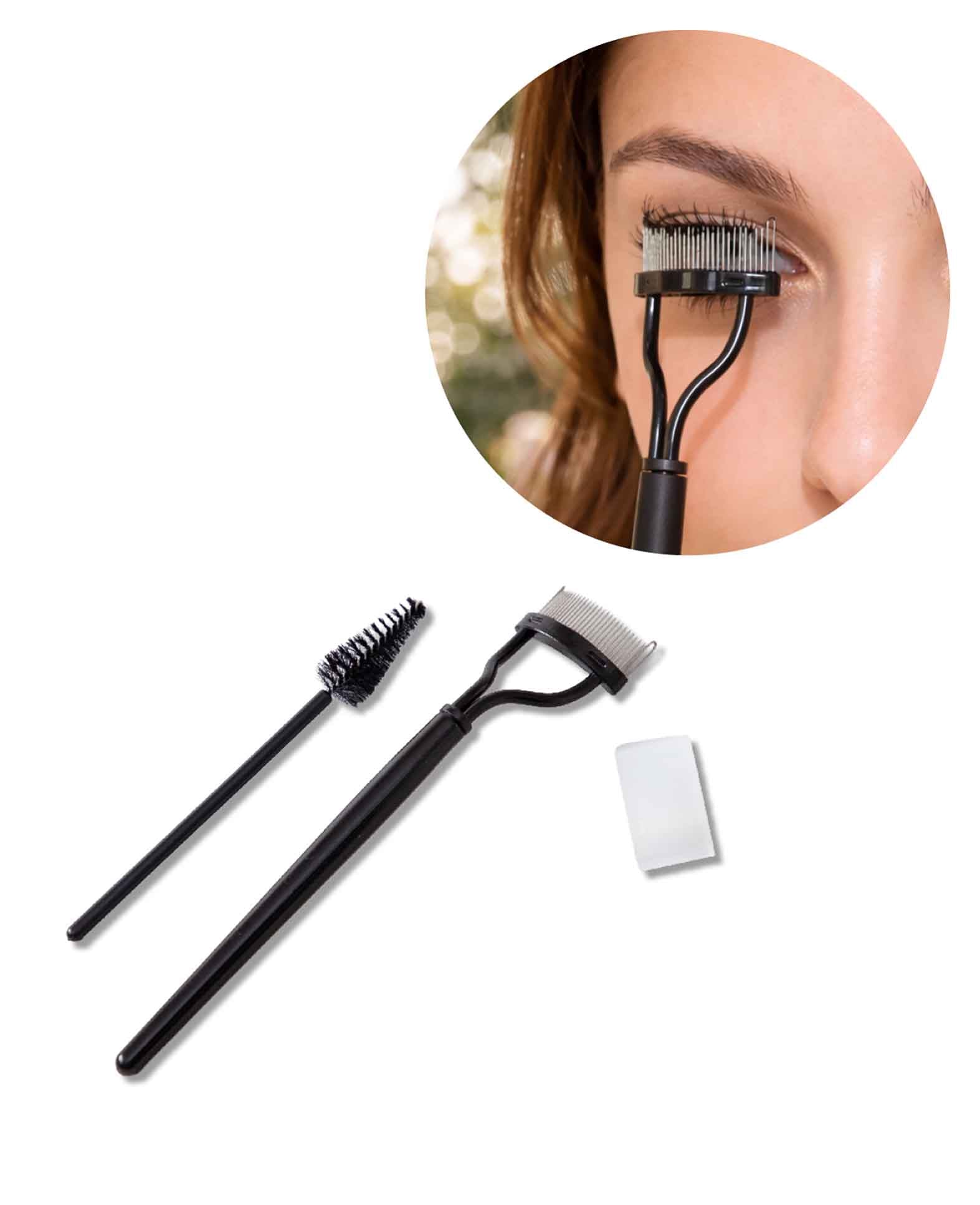 Eyelash Care Set, 2-piece, black