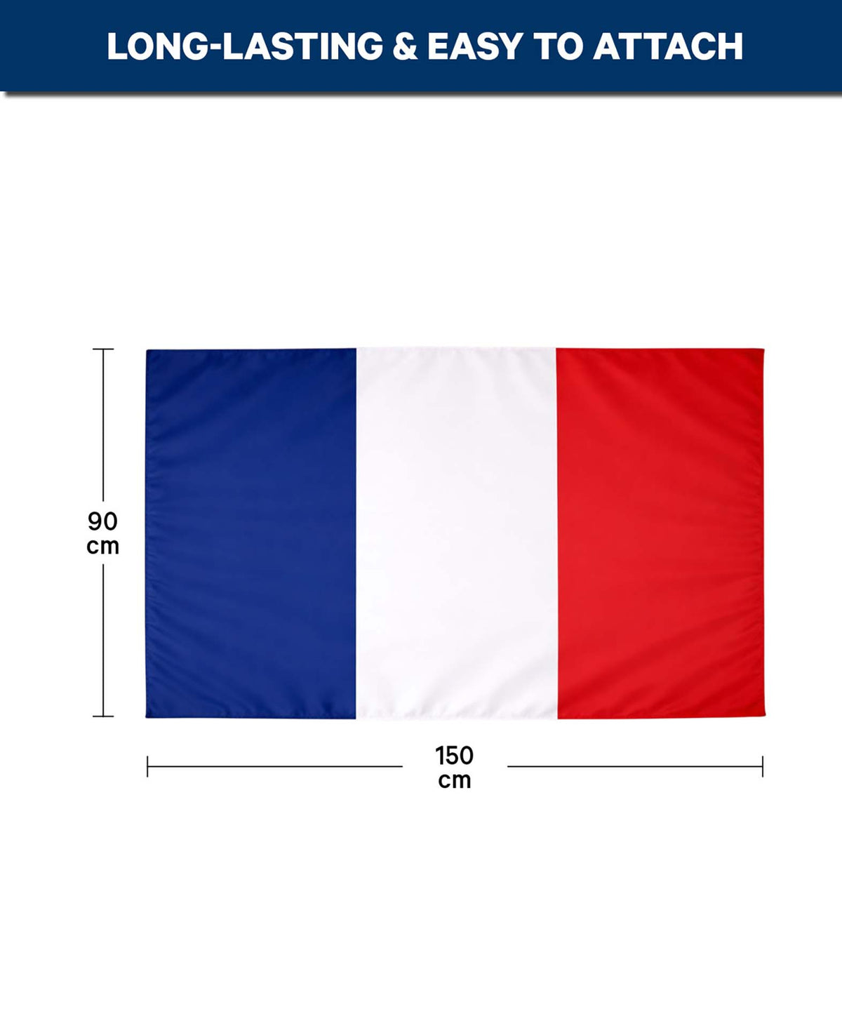 Drapeau France 90x150 cm