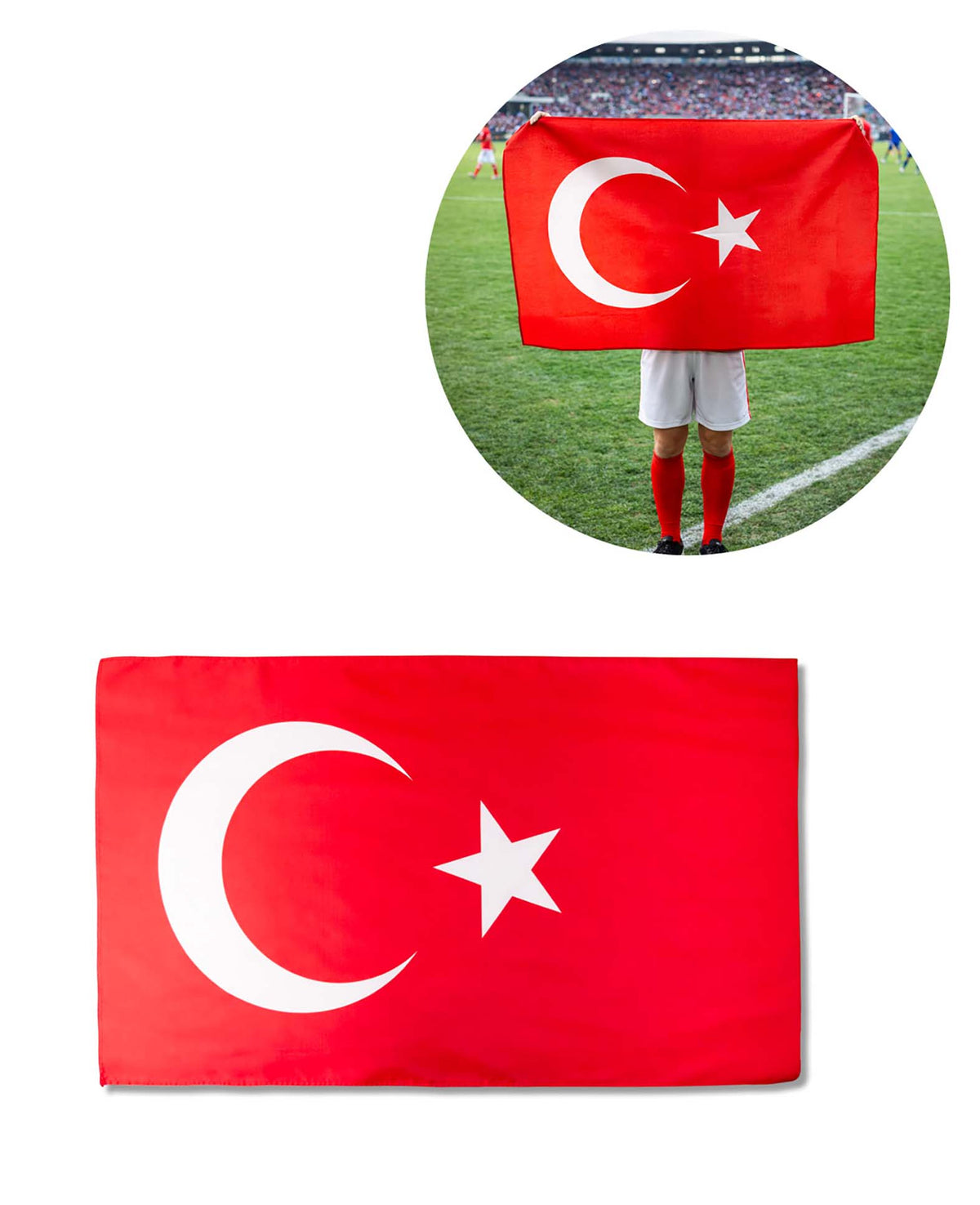 Drapeau Turquie 90x150 cm
