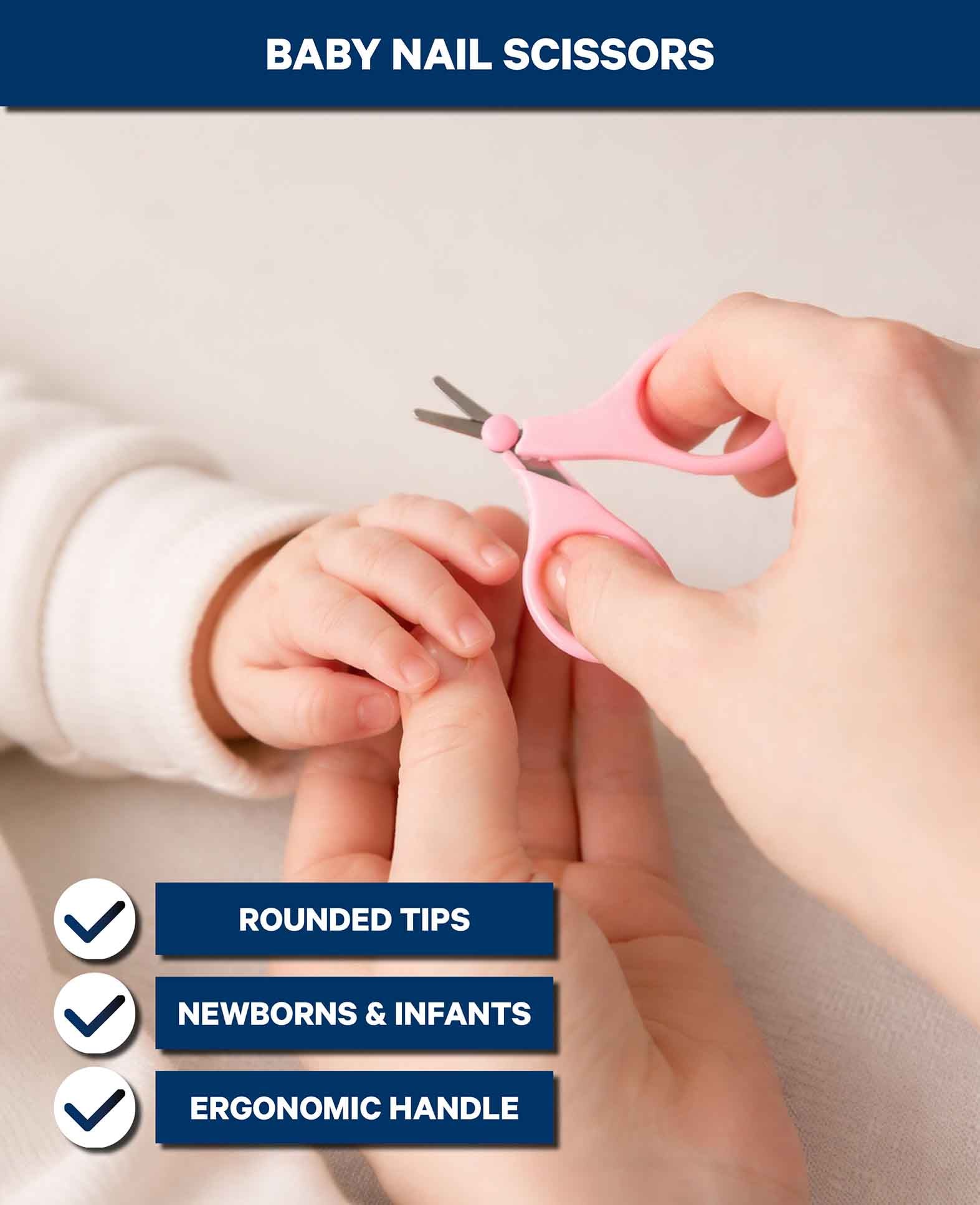 Baby Nail Scissors Pink