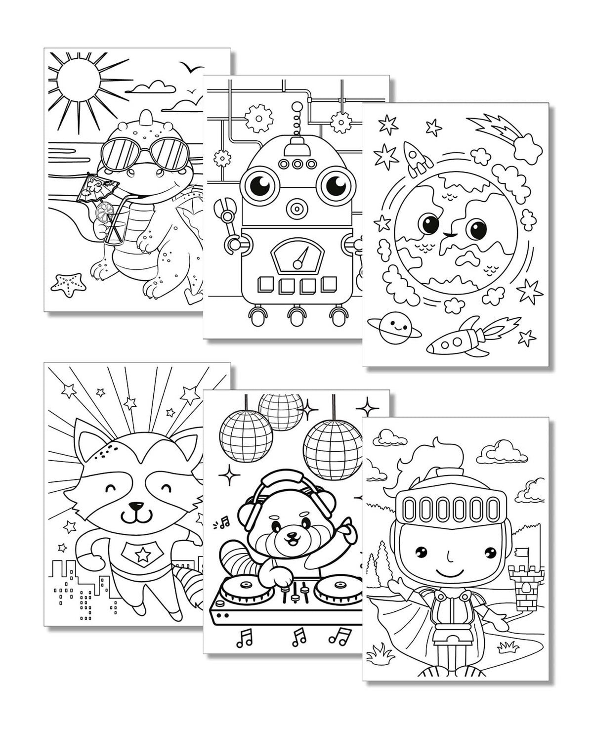 Coloring Book Super Cool, A4, 24 sheets