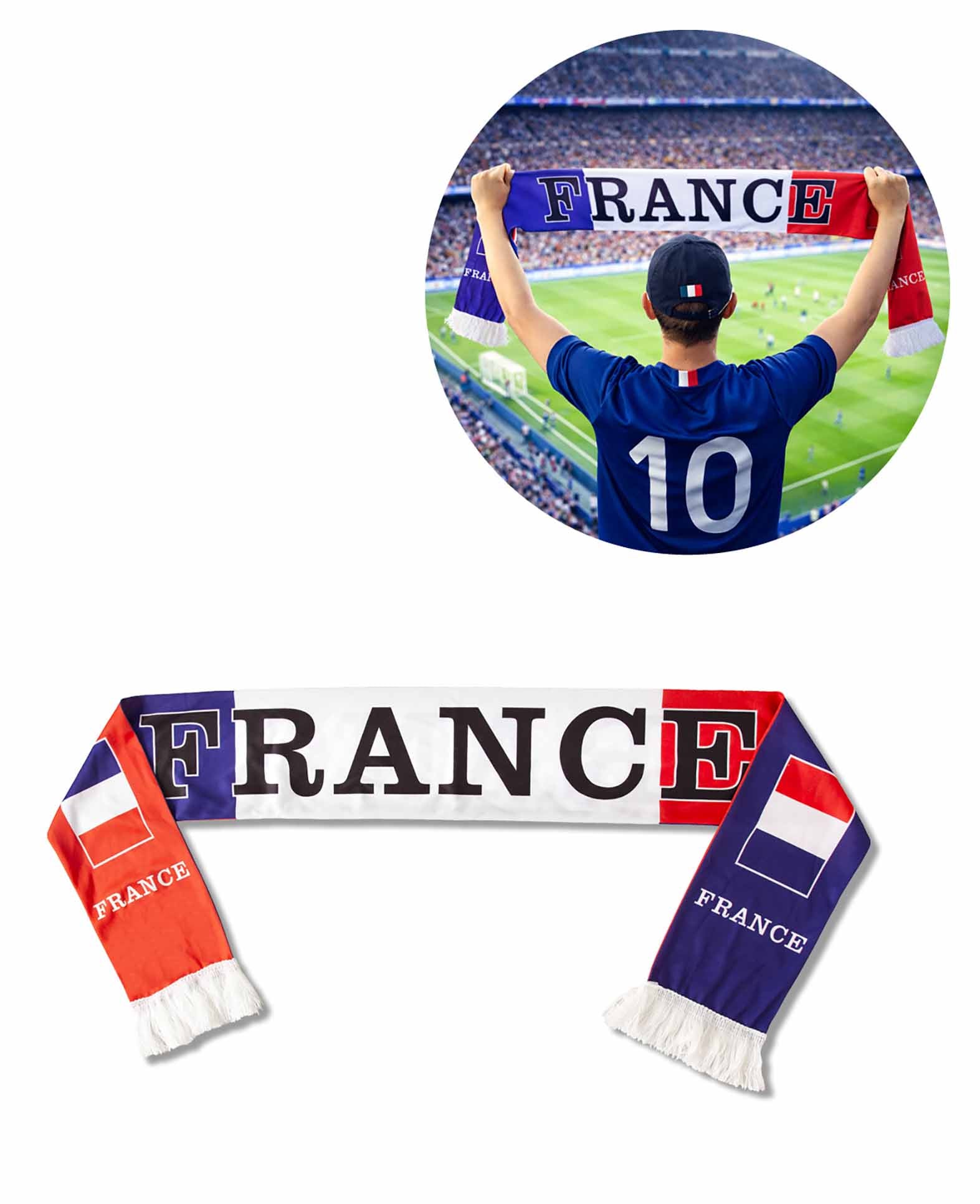 Frankreich Schal