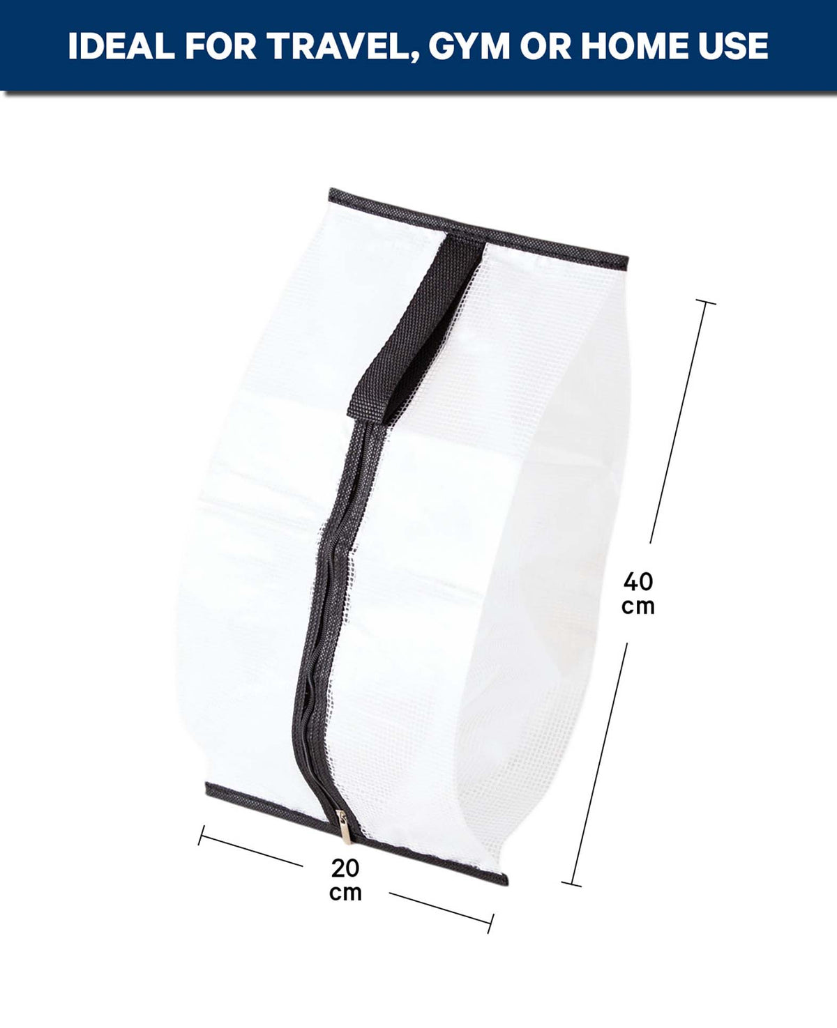 Sac à chaussures, rangement, 40 x 20 cm, 1 pièce