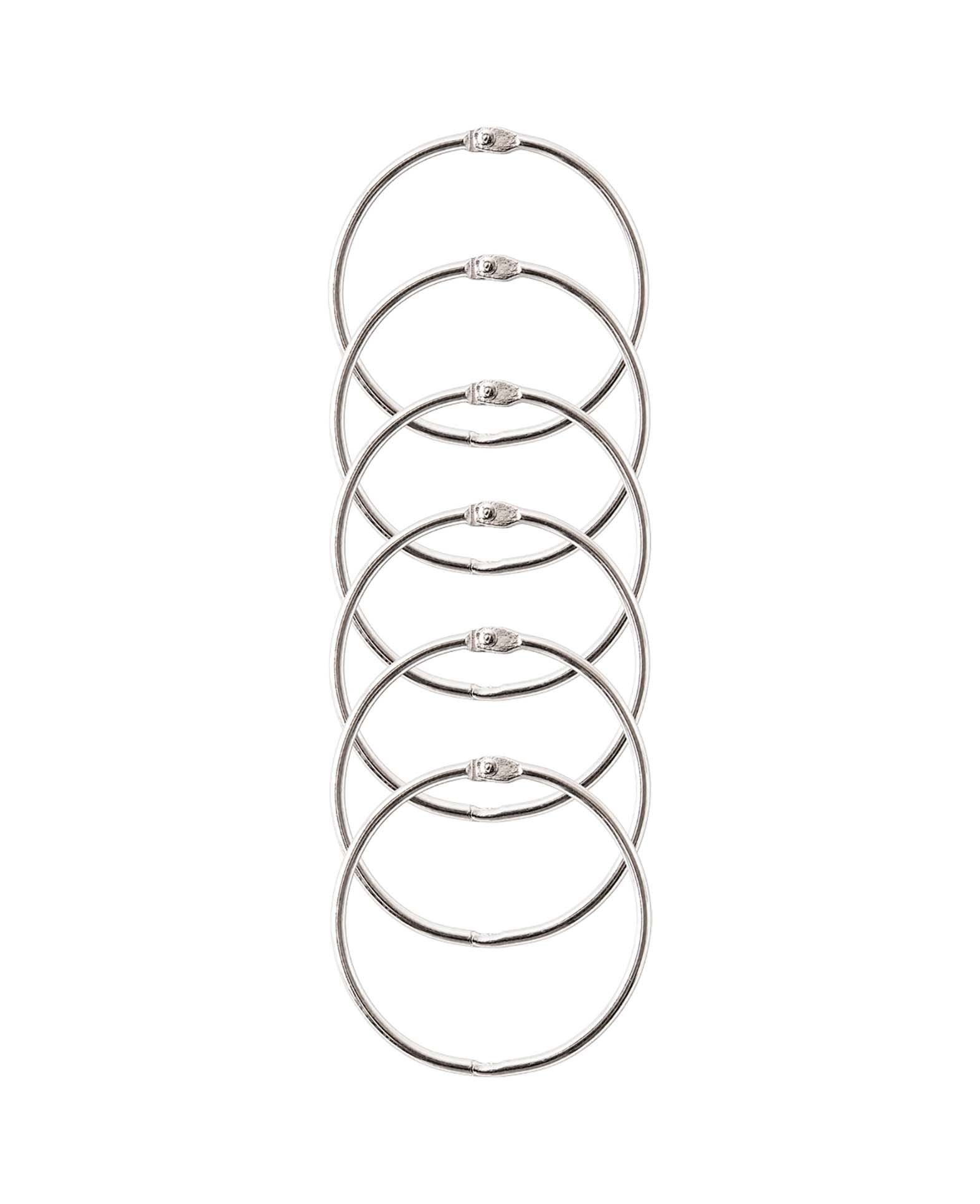 Metallringe zum Öffnen 5 cm, 6 Stk.