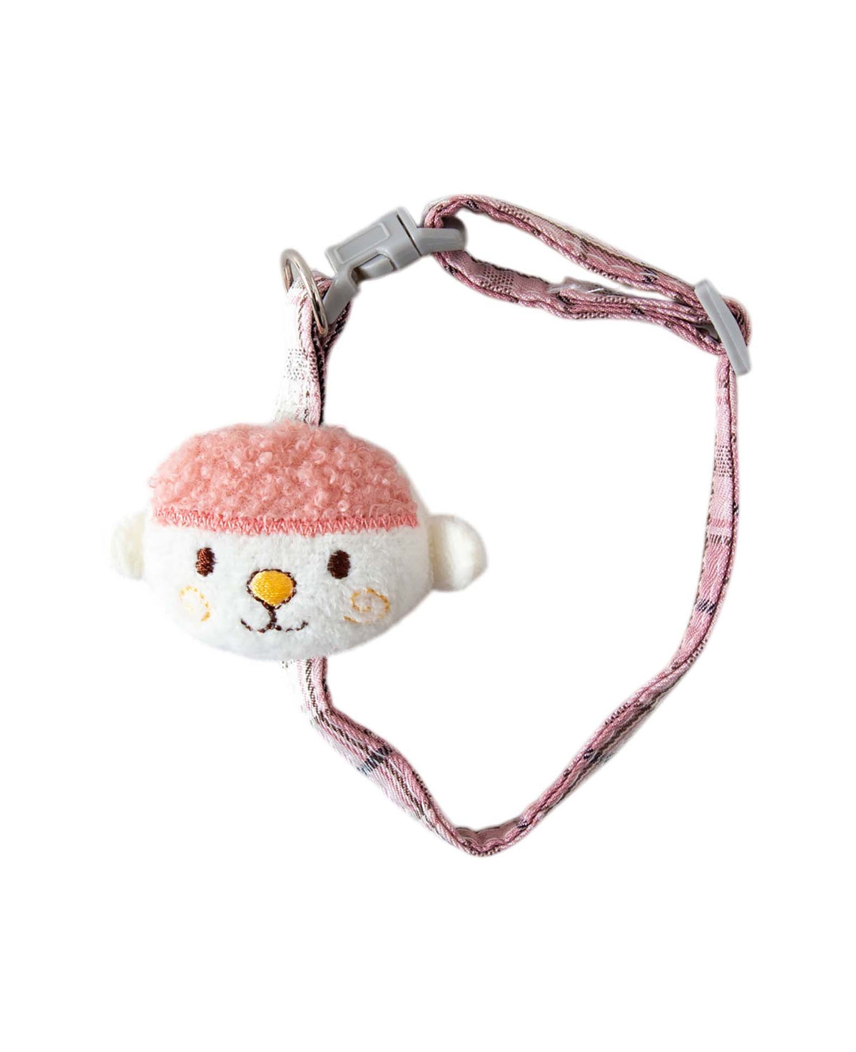 Hunde- und Katzenhalsband Plüsch, Rosa
