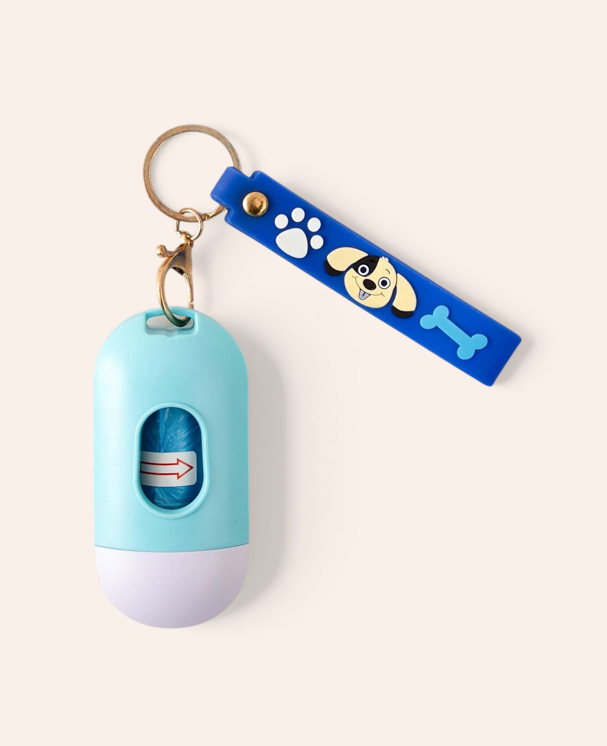 Hundekotbeutelspender, blau