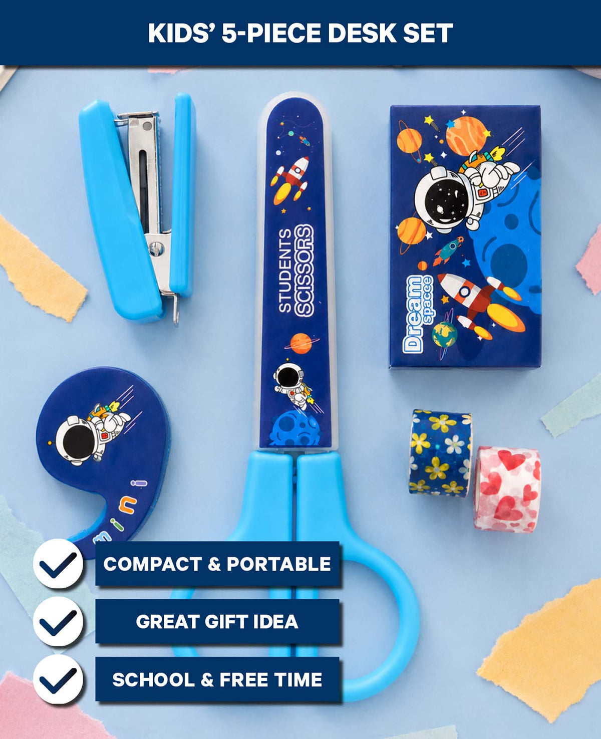 Kinder Schreibtischset, Space