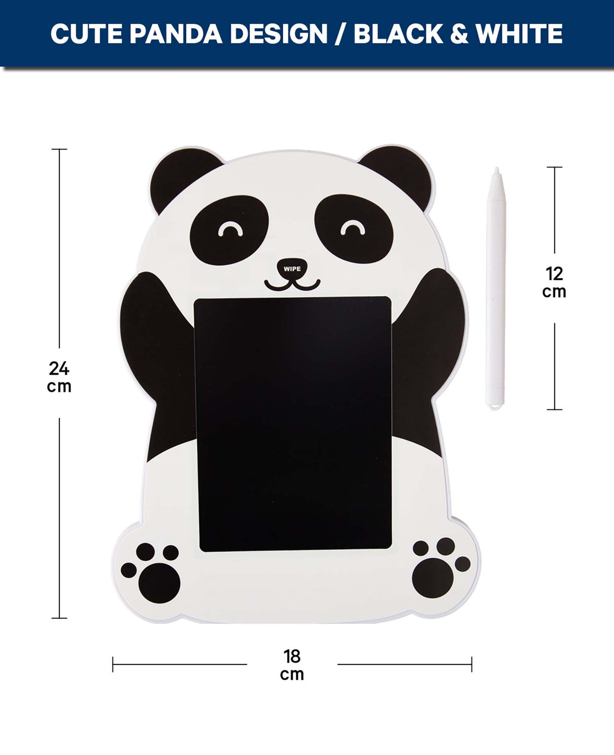 Magische LCD Schreibtafel gross, Panda