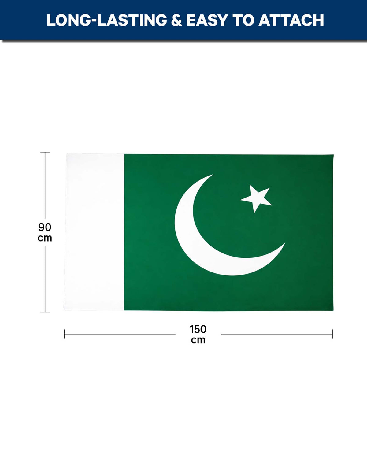 Fahne Pakistan, 90x150 cm