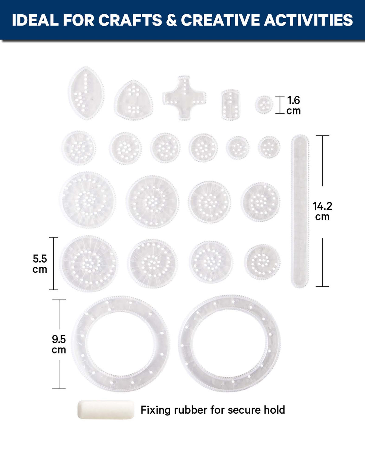 Spirograph Set Kids, 22-tlg.