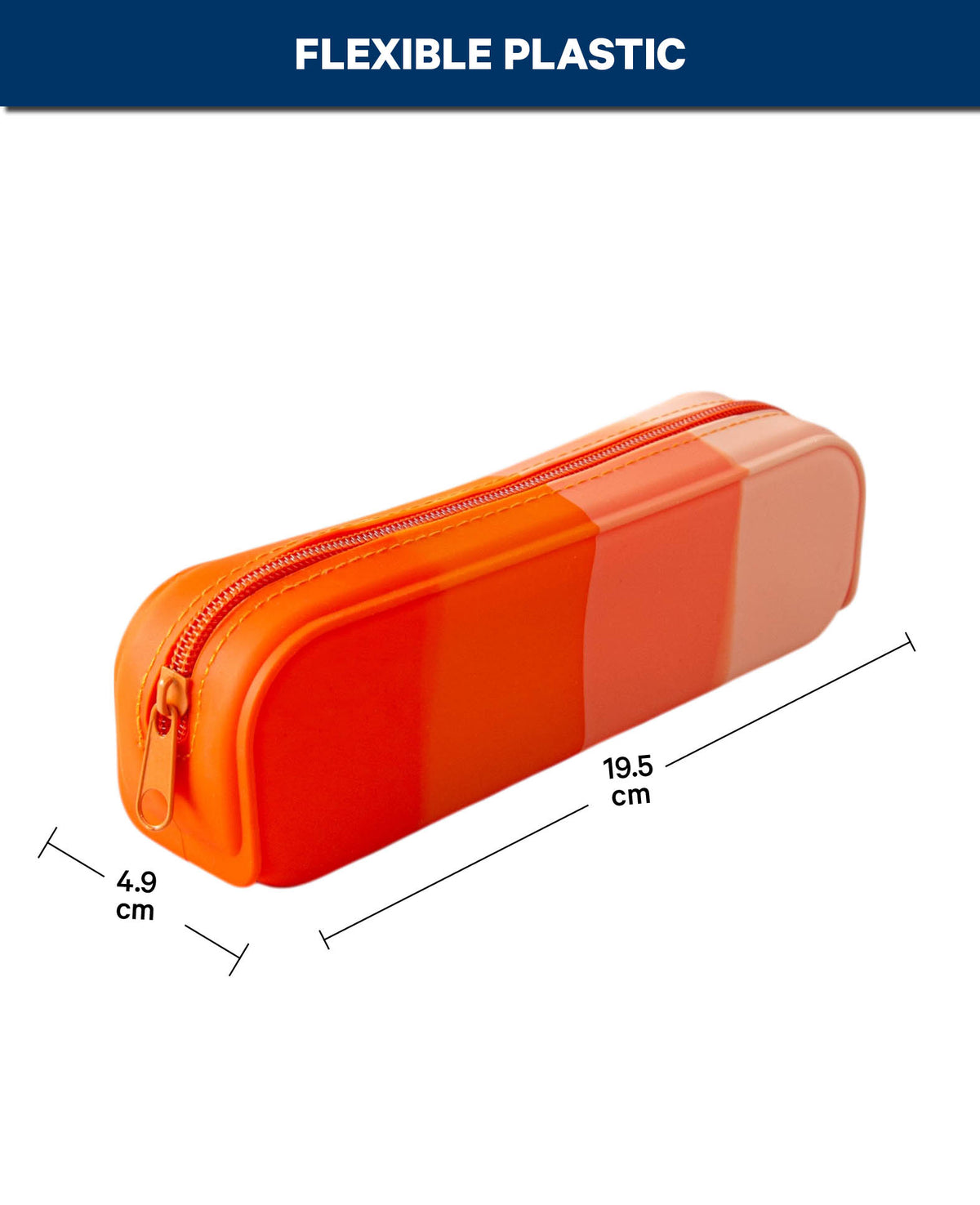 Stifteetui Kunststoff, Orange