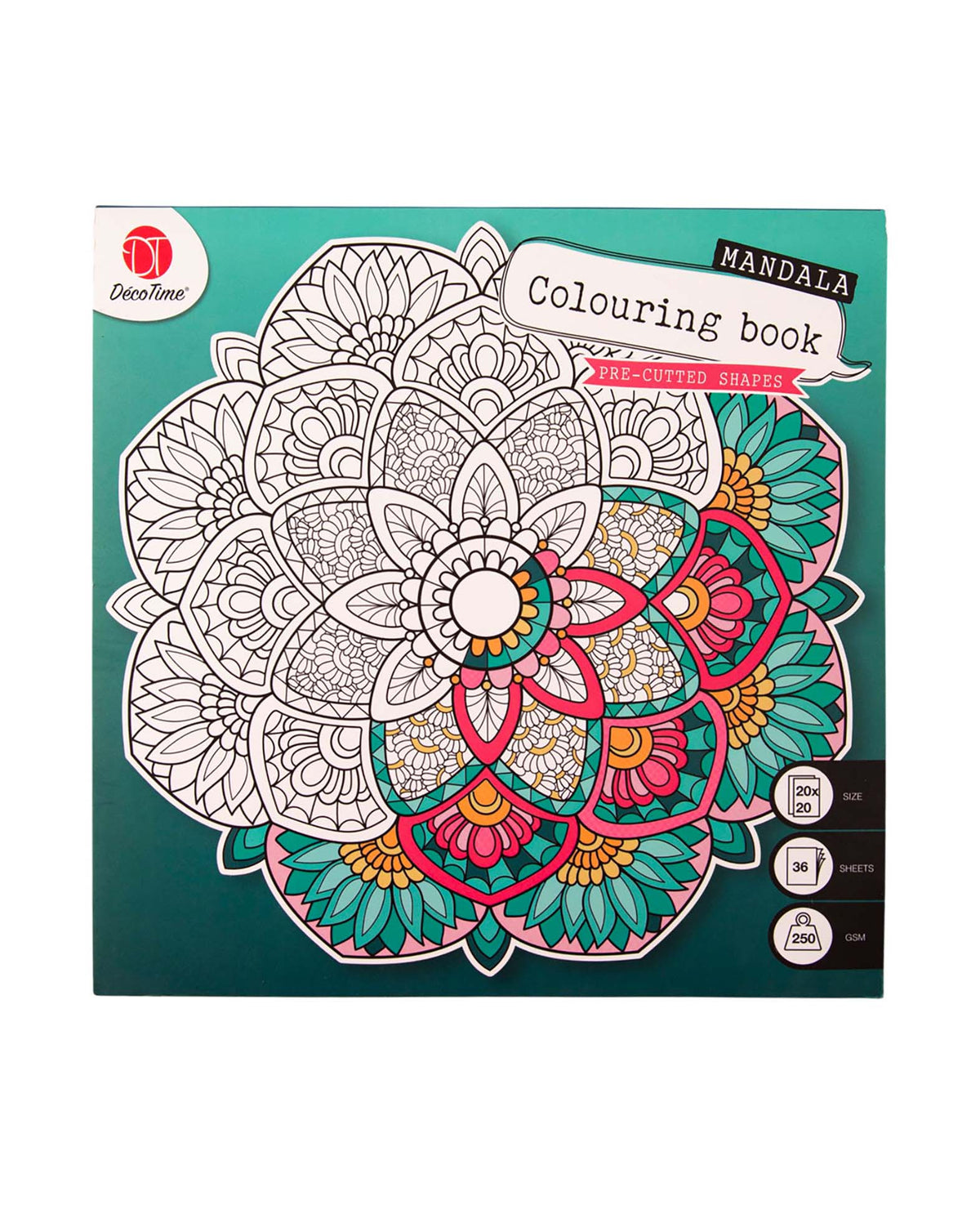 Mandala Malbuch, Grün