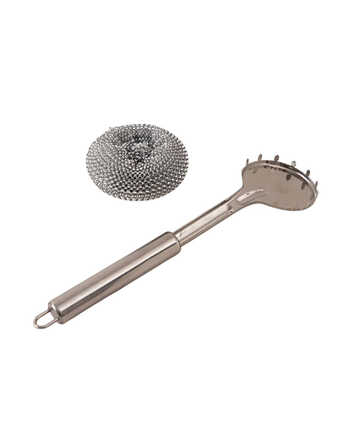 Topfreiniger mit Metallgriff