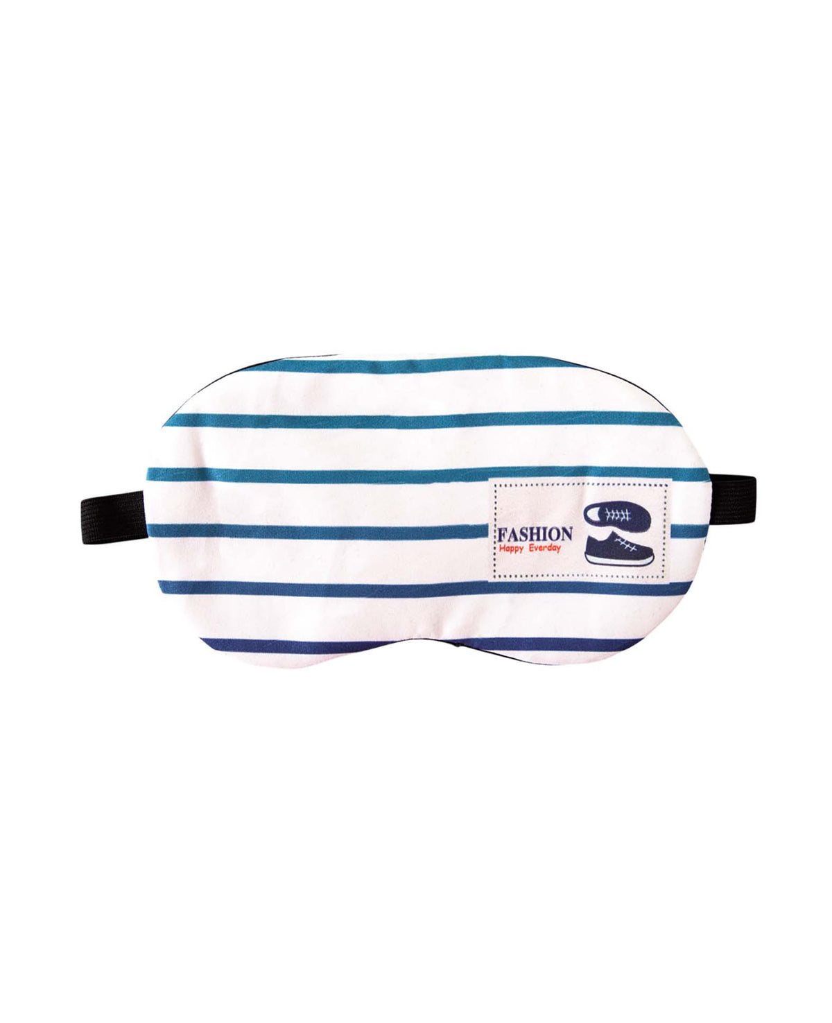 Schlafmaske Soft Touch, Blau/weiss