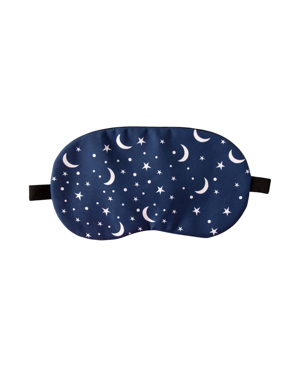 Schlafmaske Soft Touch, Sterne blau