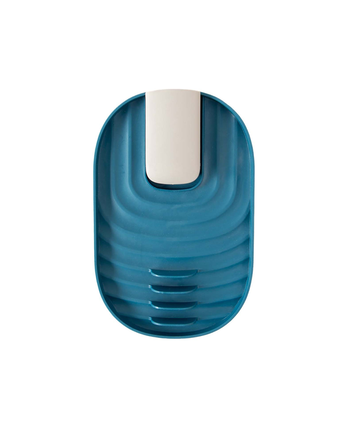 Topfdeckelhalter und Ablage, Blau