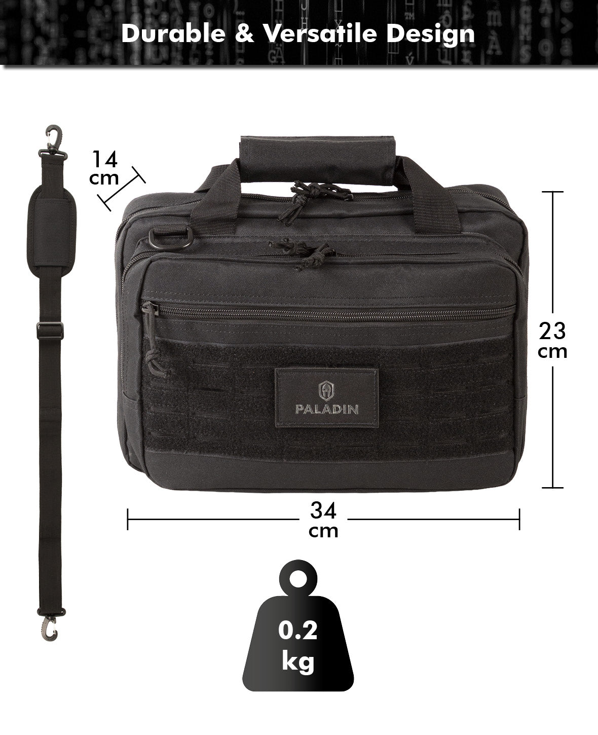 Paladin Pistol Bag mit Magazinhaltern