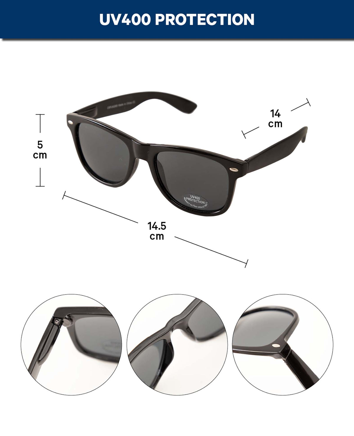 Sonnenbrille mit 100% UV-Schutz