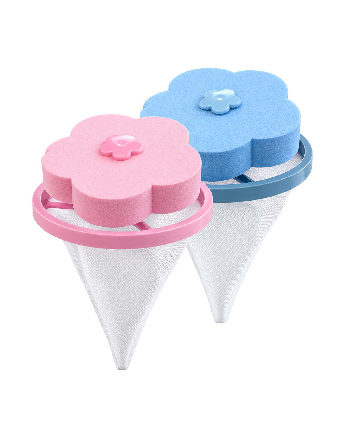 Schwimmender Fussel- & Haarfänger, 2er Set