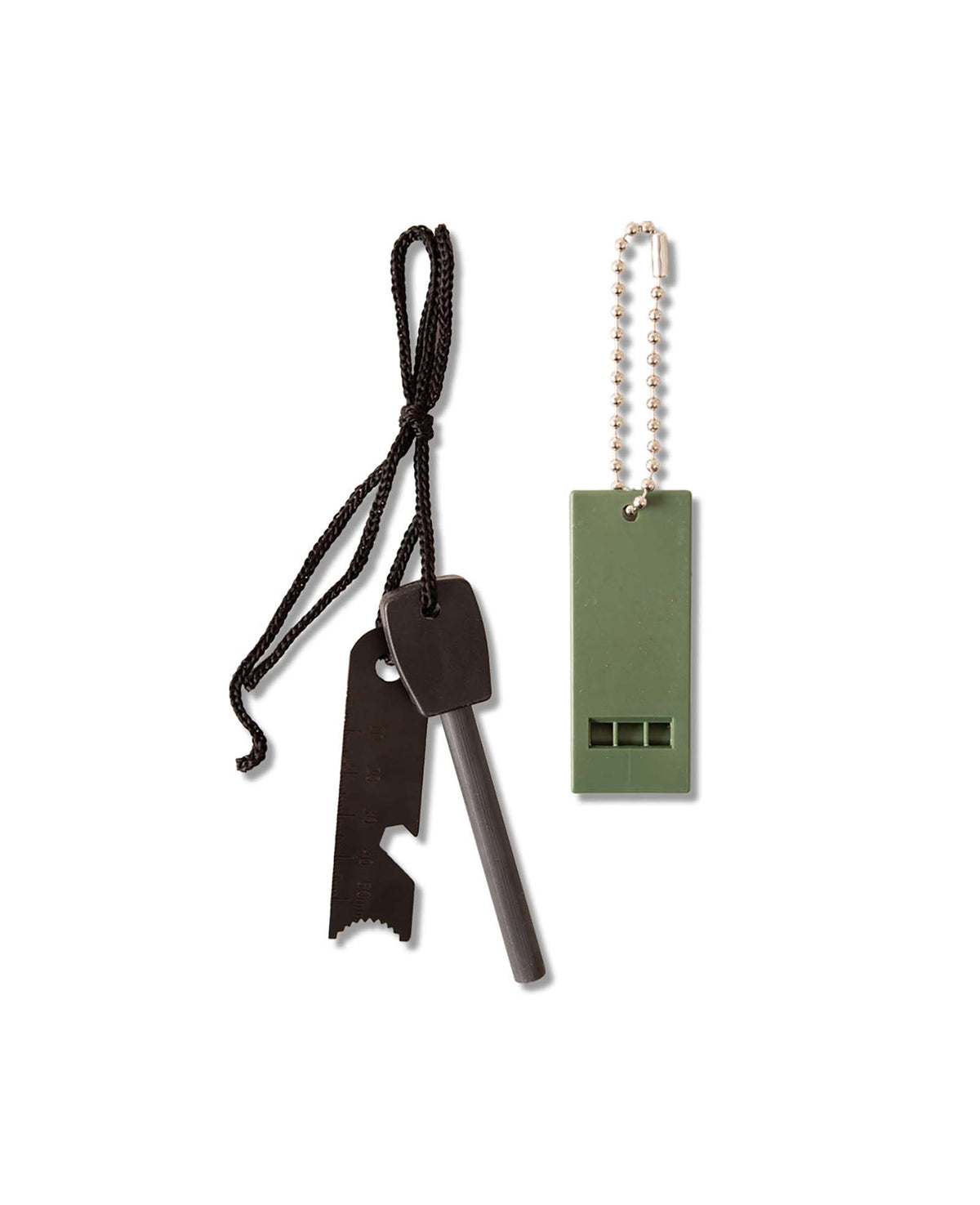 Survival Feuerstahl mit Pfeife & Multitool