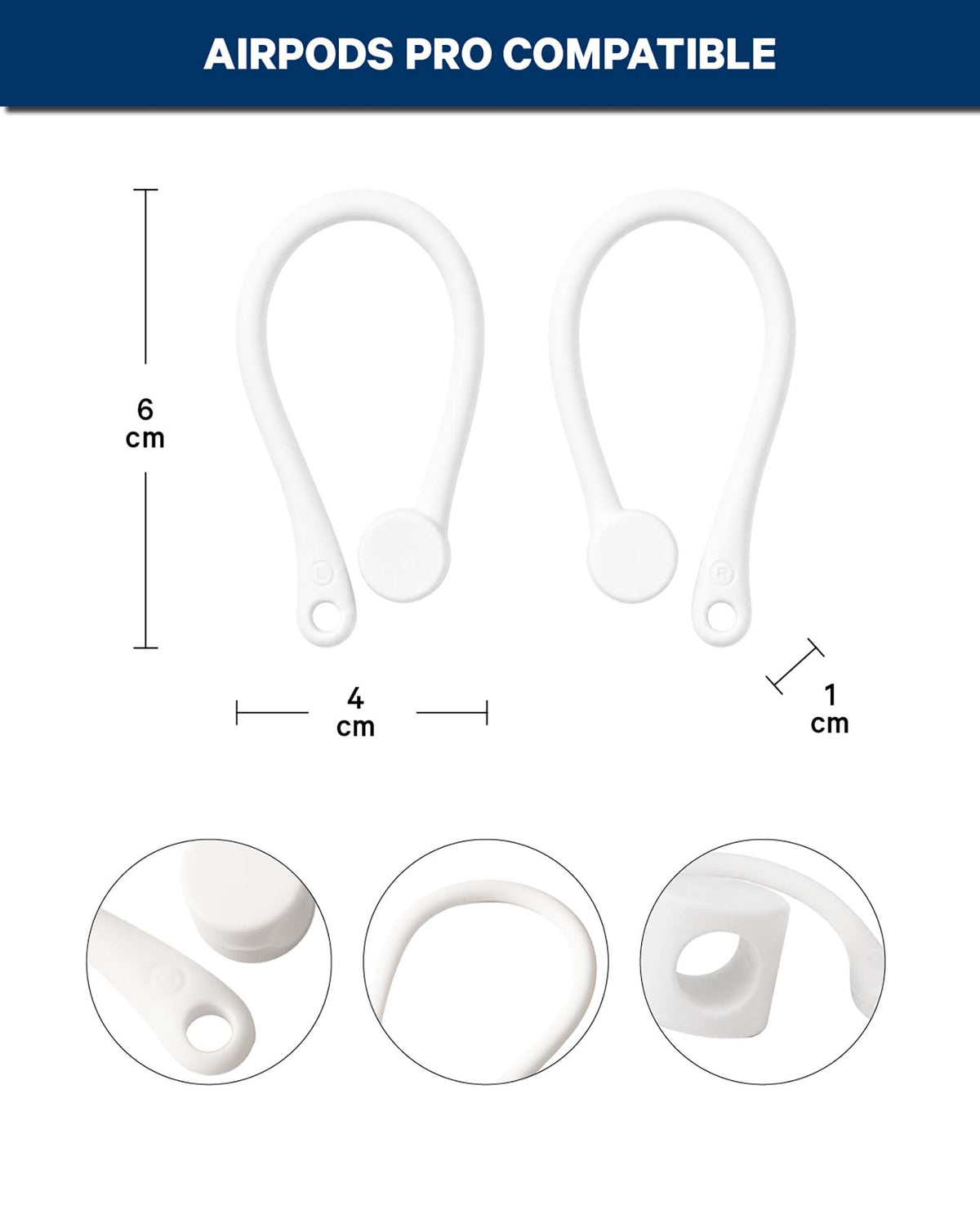 Silikon-Ohrbügel für AirPods Pro / Pro 2