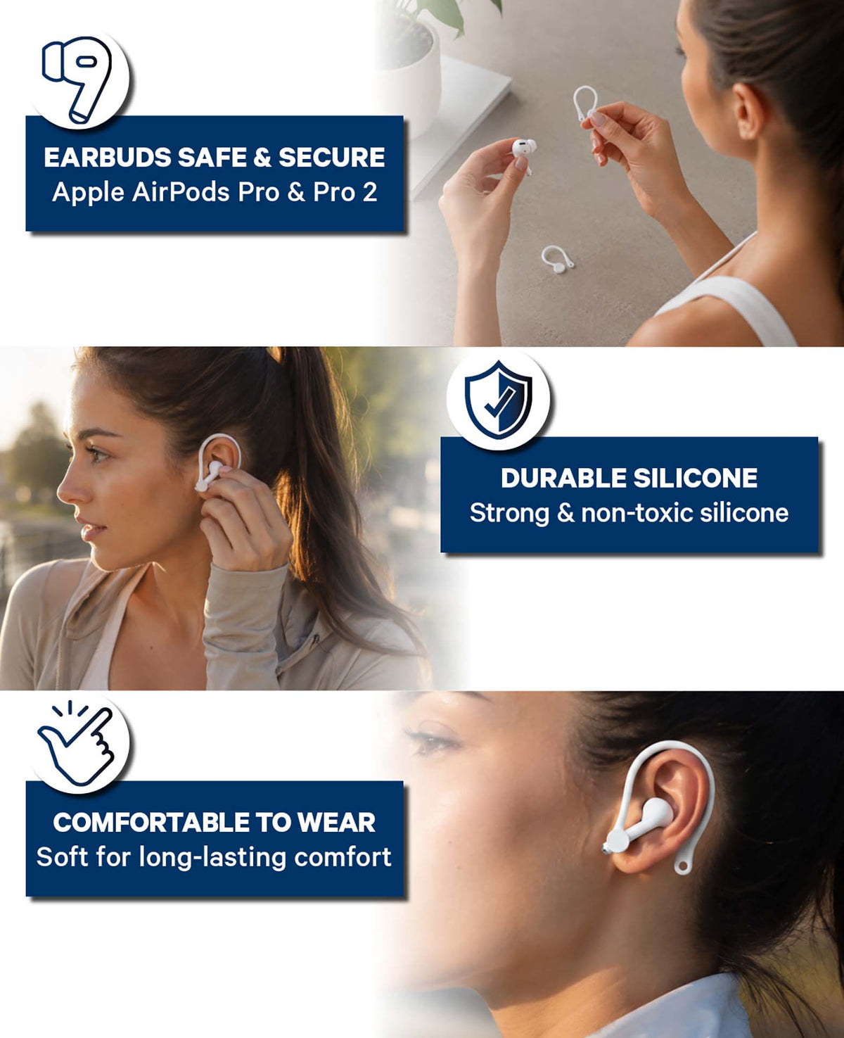 Silikon-Ohrbügel für AirPods Pro / Pro 2