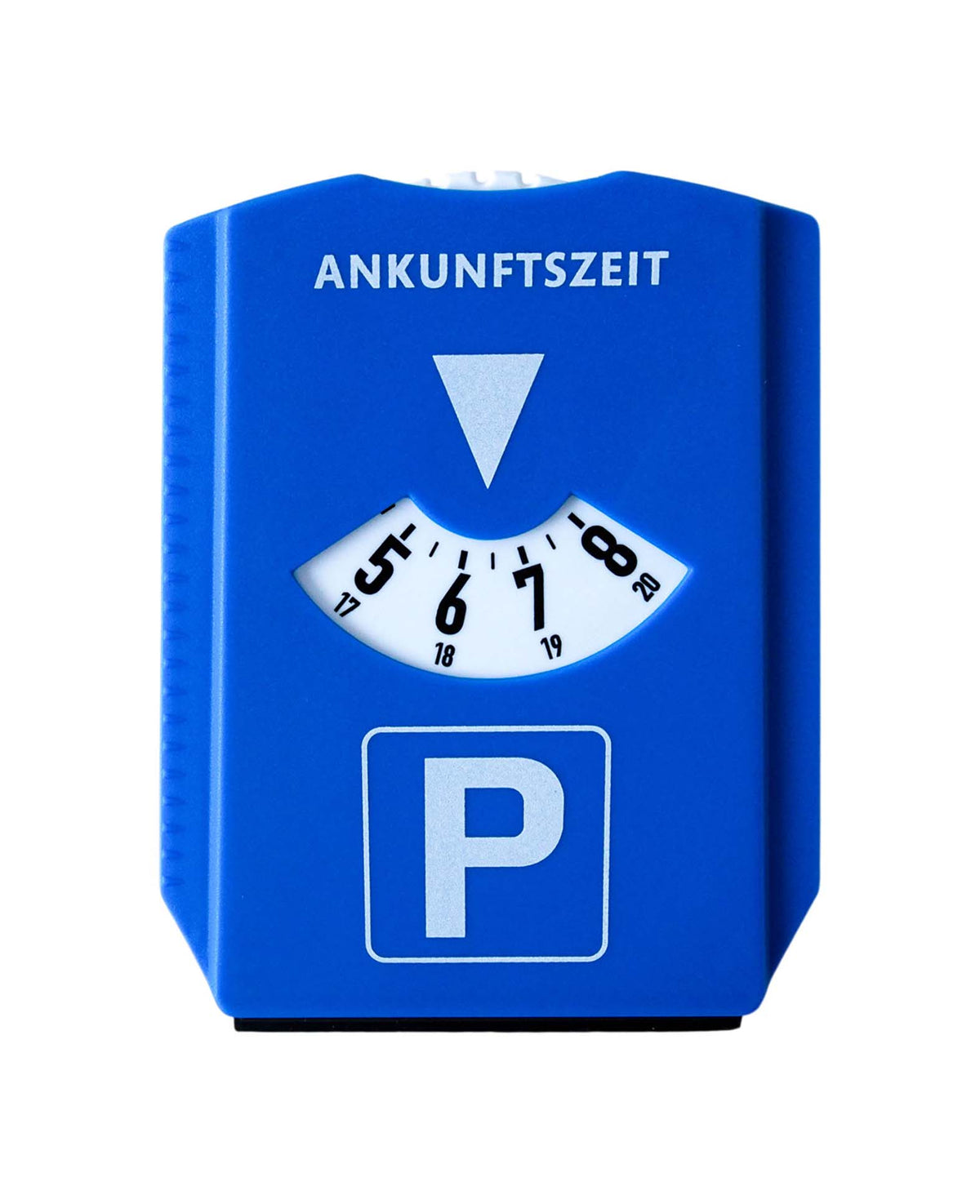 Parkscheibe blaue Zone mit Eiskratzer