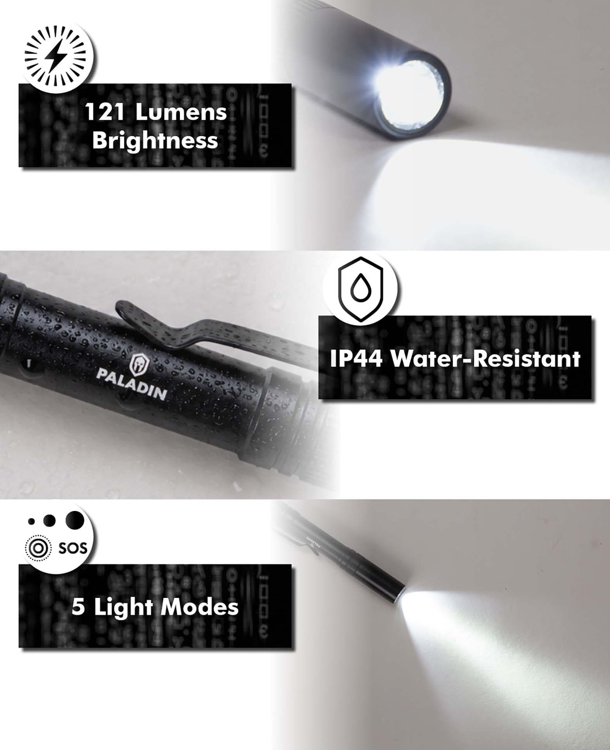 Paladin Pen Light, 121 Lumen