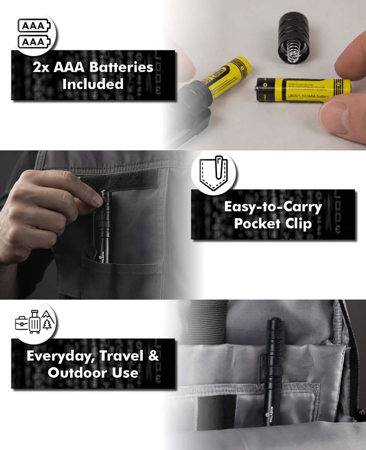 Paladin Pen Light, 121 Lumen