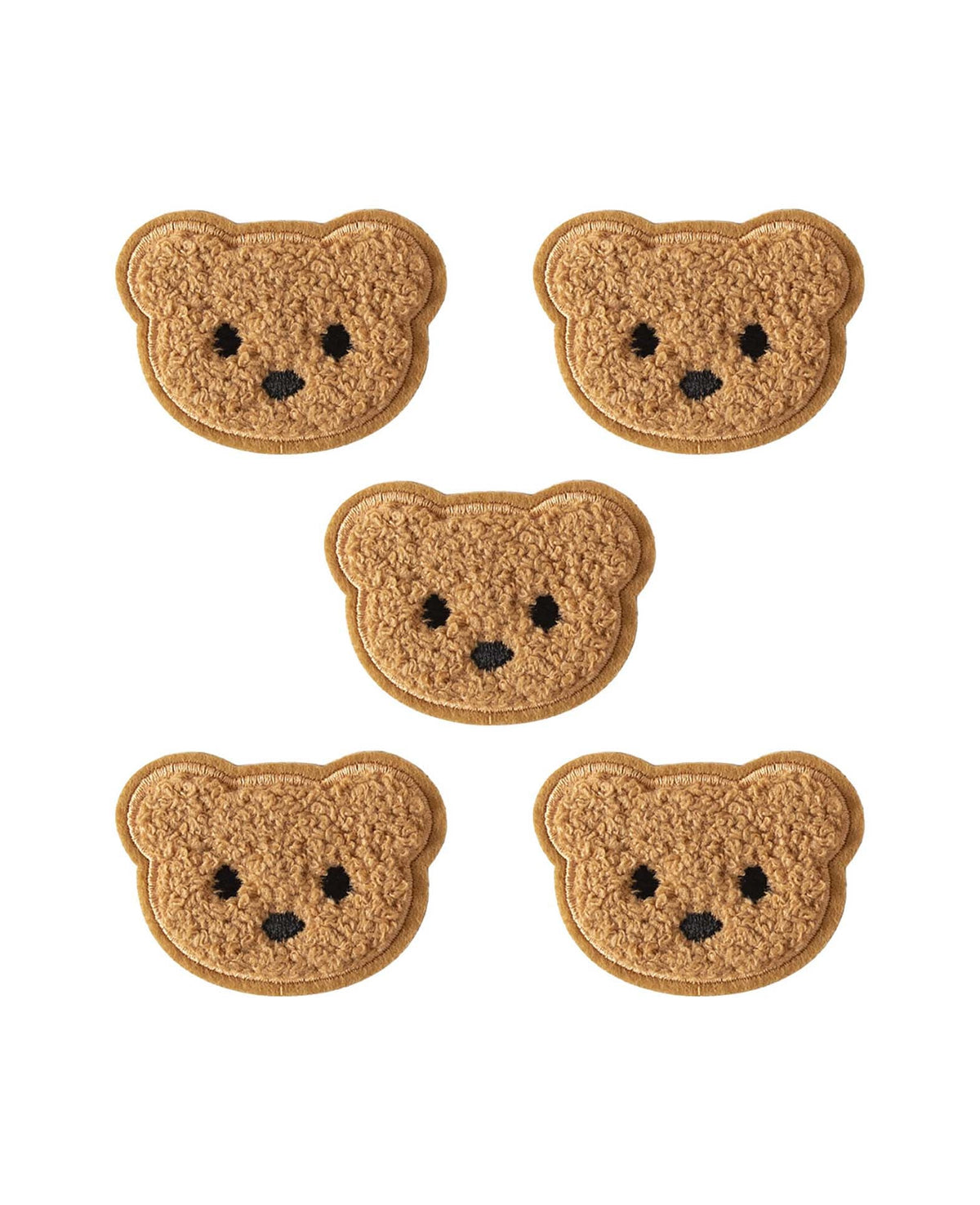 Aufnäher Teddy, 5 Stk.