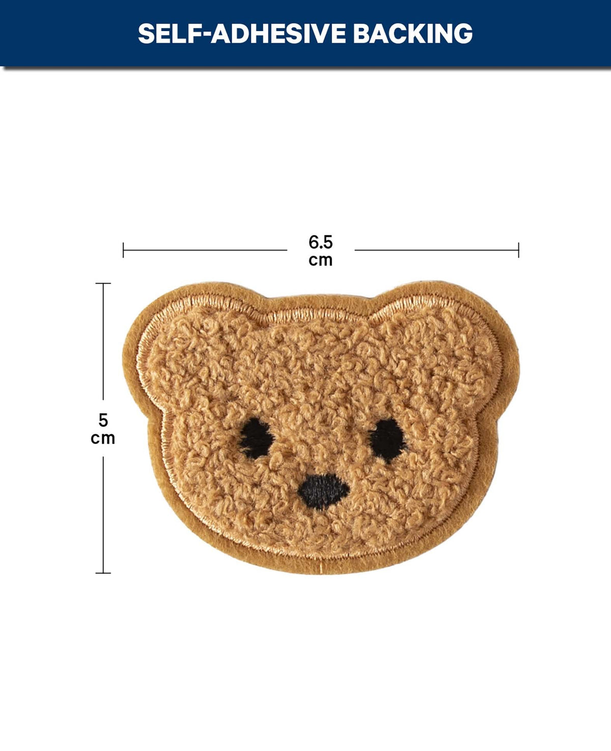 Aufnäher Teddy, 5 Stk.