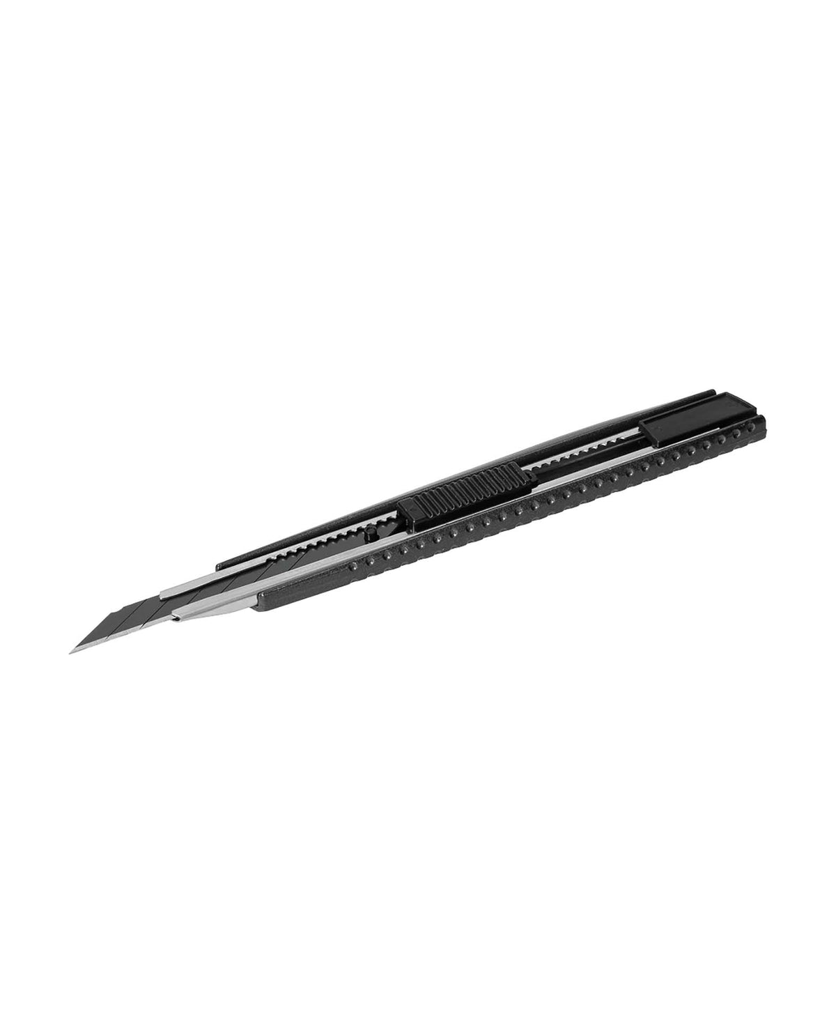 Cutter Japanmesser mit Auto-Lock und Klingenbrecher, Schwarz, 14.5 cm
