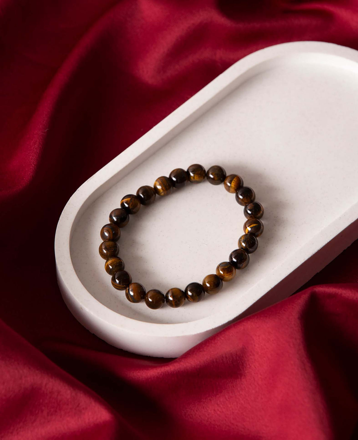 Echtstein-Armband, Tiger Eye