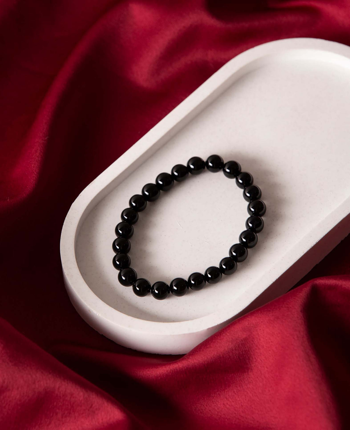 Echtstein-Armband, Black Onyx