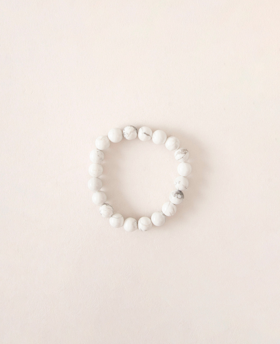 Echtstein-Armband, Howlite