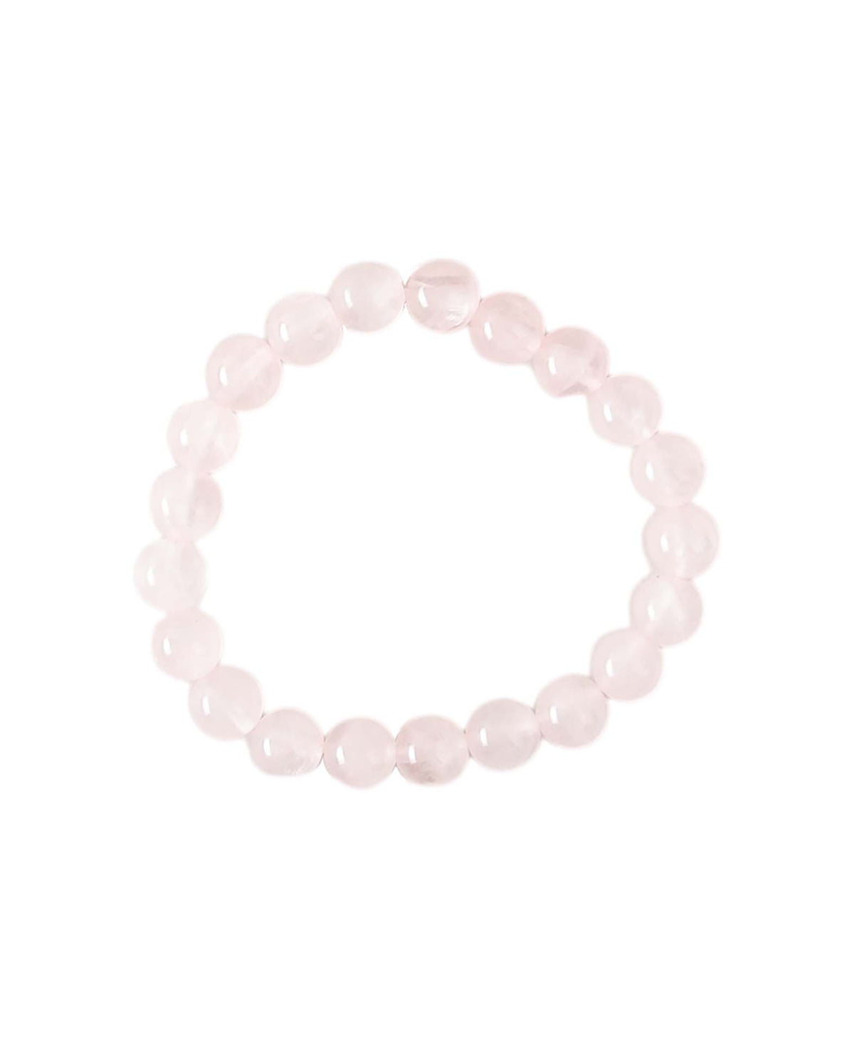 Echtstein-Armband, Rose Quartz