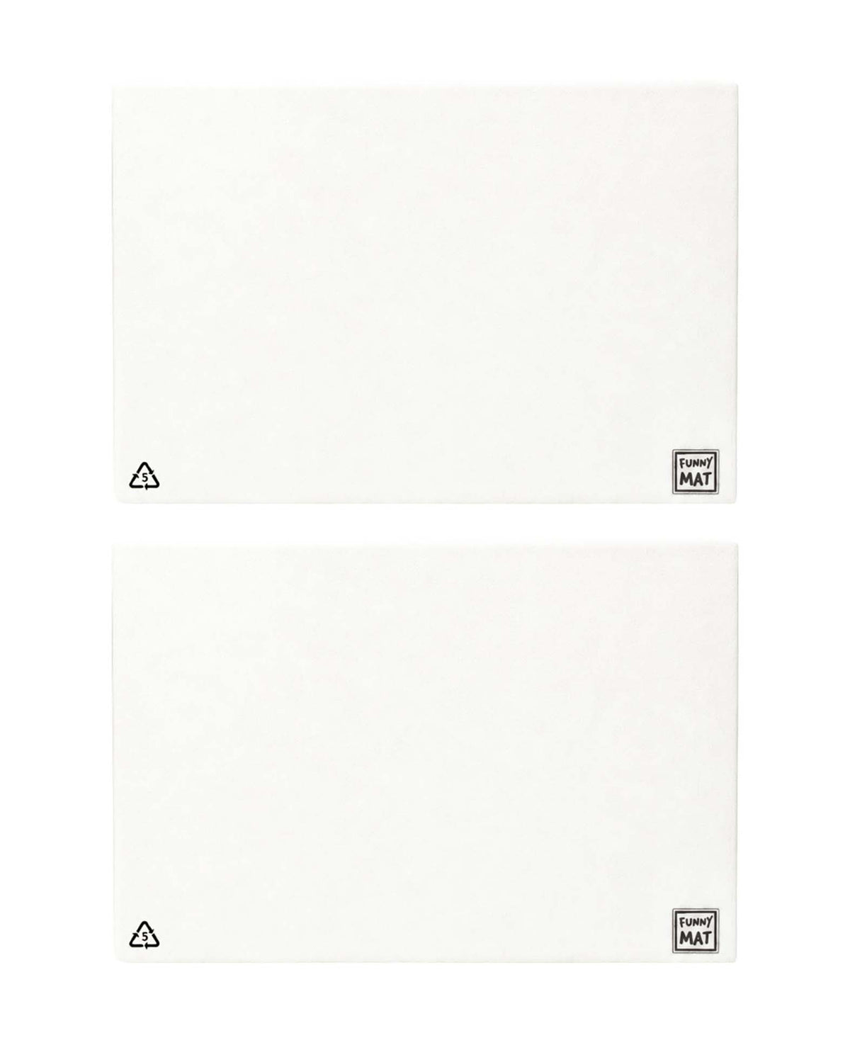 Tischset zum Bemalen Blanko, 25 × 35 cm, 2Stk.