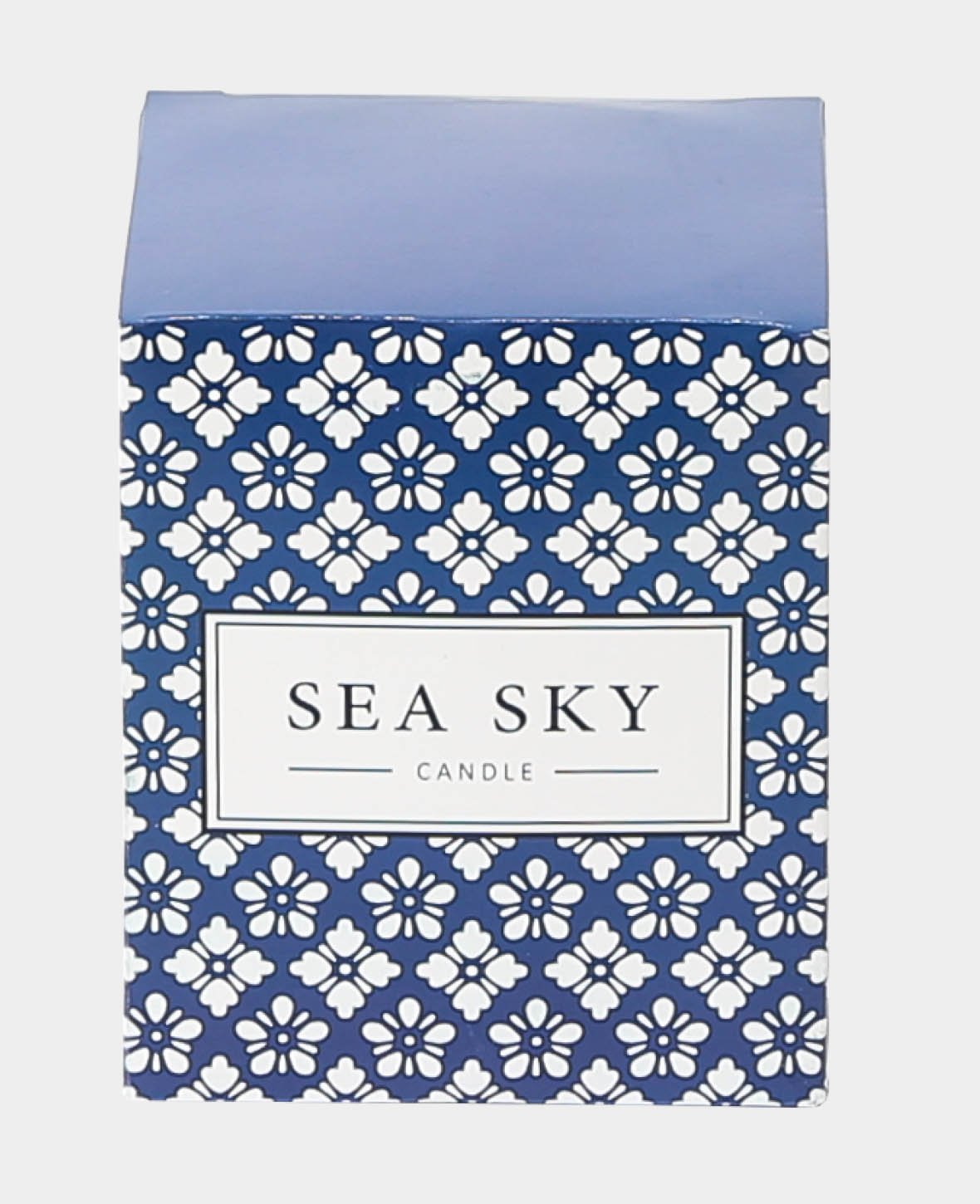 Duftkerze aus organischem Wachs, Sea Sky, Kamille & Baumwolle