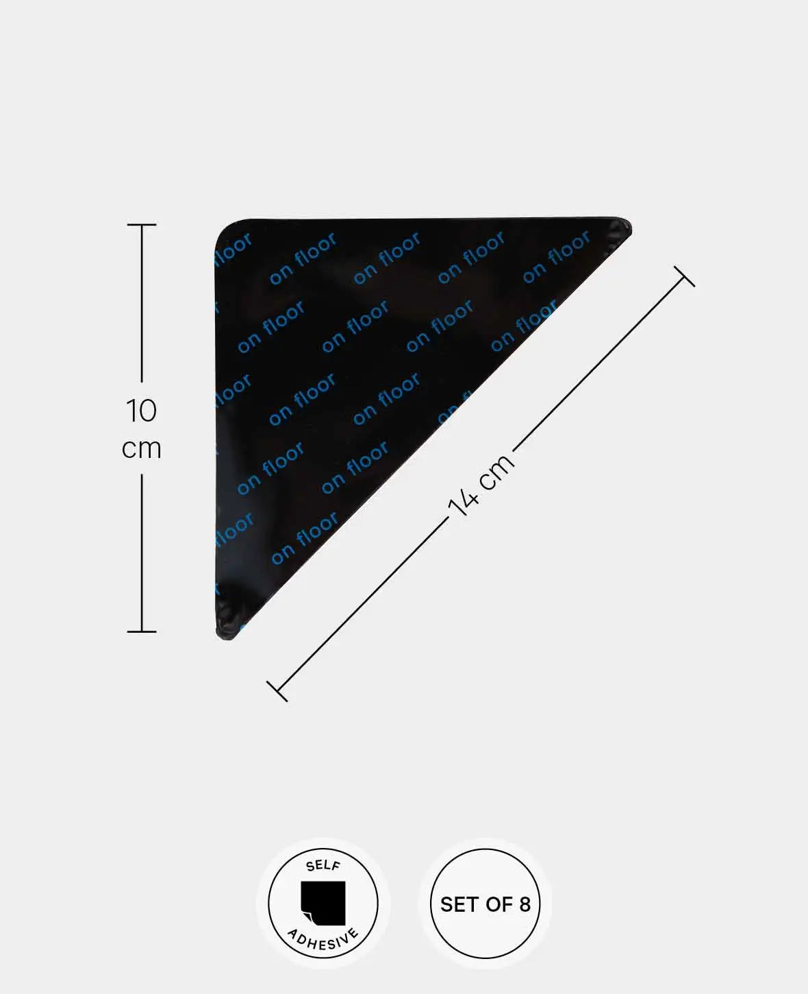 Antirutsch Pads für Teppich, 8 Stück