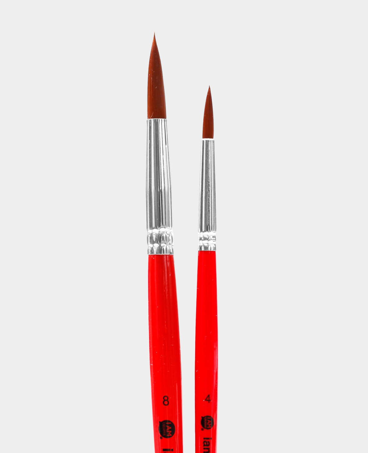 Universal Pinselset – Künstler-Set mit Rund-, Flachpinsel, 2 Stück