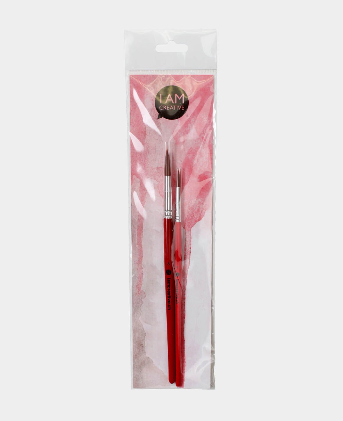 Universal Pinselset – Künstler-Set mit Rund-, Flachpinsel, 2 Stück